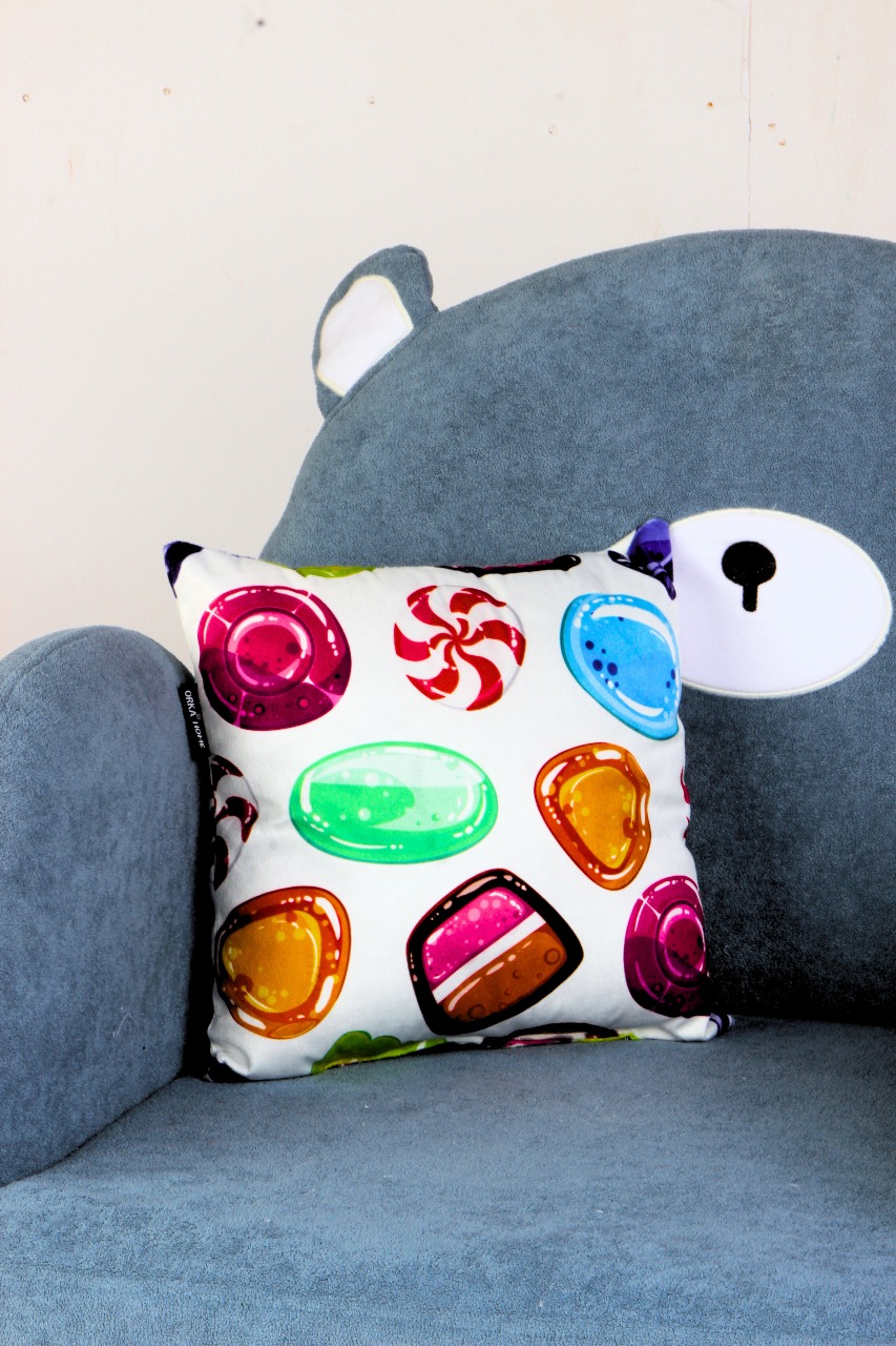 Orka Kids Filled Cushion Printed 12x12 (D19)